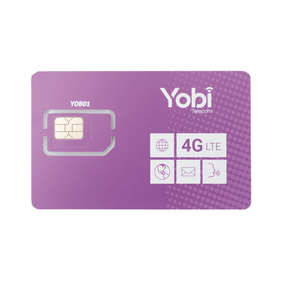 [SIM1GBYOBI] SIM Yobi 1 GB mensual por 12 meses para dispositivos 3G/4G solo datos