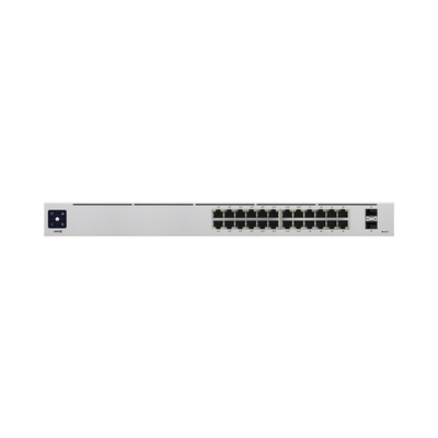 Switch UniFi 24 Puertos PoE+ con 2 SFP y Pantalla