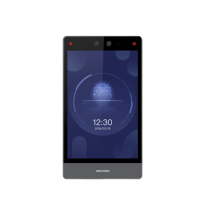 [DS-K1T680D-E1] Terminal facial de 8" con lector de tarjetas y videoportero