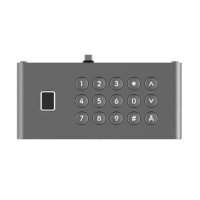 Módulo de teclado y lector de huellas para frente de calle IP