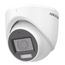 Cámara turret 2MP, lente 2.8 mm, IR 30m, luz blanca 20m