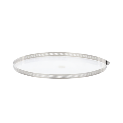 Abrazadera de acero inoxidable 10" a 16" (paquete de 10)