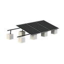 Montaje para Panel Solar, Riel "8" de 5400mm para Módulos
