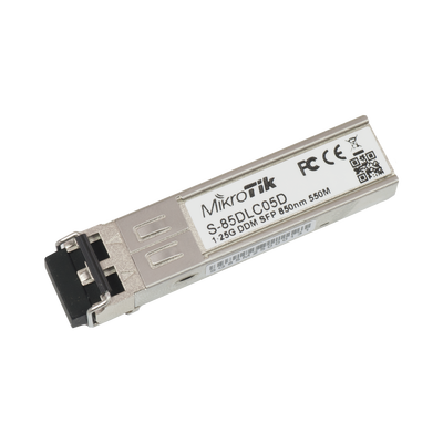 Transceptor SFP 1.25G LC dúplex para fibra multimodo 550 m