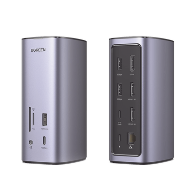 HUB USB-C (Multipuertos) / 2 USB-A 3.0 / 1 USB-C PD Carga 100W