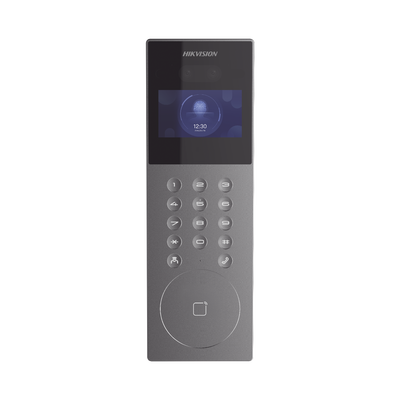 [DS-KD9203-E6] Videoportero IP con reconocimiento facial y apertura múltiple