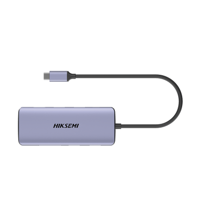 [HS-HUB-DS8] Hub (Adaptador) USB - C / 8 en 1 / 1 Salida HDMI (4K) / 1