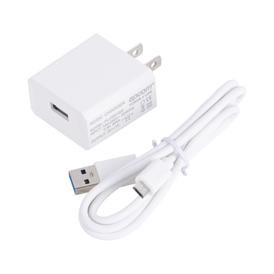 [PLUSB1000V] ​Cargador Micro-USB EPCOM Powerline 5V 1A con Protección