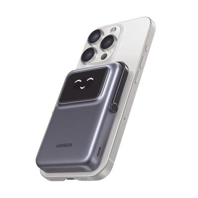 [45327] ​Power Bank UGREEN 10000mAh con Carga Inalámbrica y TFT