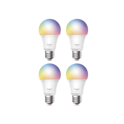 [TAPOL530E(4PACK)] Kit 4 Focos WiFi Multicolor TP-Link control por voz