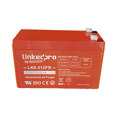 [LK9.512FR] Batería 12V 9.5Ah AGM-VRLA UL Retardante a la Flama Terminal F1/F2