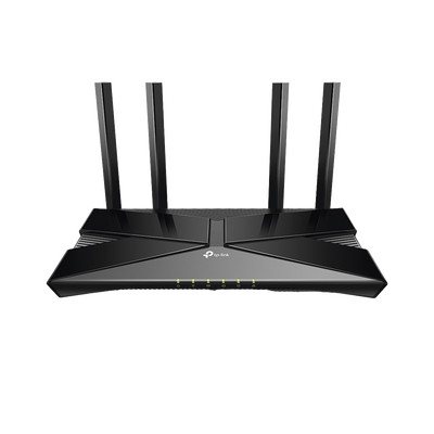 Router WiFi 6 AX3000 con 4 antenas y puertos gigabit para red doméstica