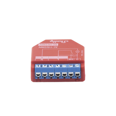 [SHELLYPLUS1PM] Relevador WiFi inteligente 16A con medición de consumo y protección integrada