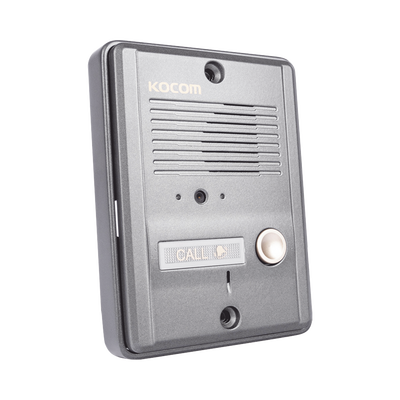 [KC-MC24M] Frente de calle metálico KOCOM KCMC24M con lente pin hole 100°