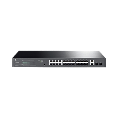 [TL-SG1428PE] Switch PoE Administrable 24 puertos 10/100/1000 Mbps / 2