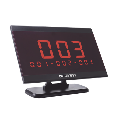 Pantalla receptora inalambrica para sistema de llamada de