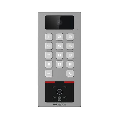 Teclado con Lector QR y Cámara 2MP para Control de Acceso IP65