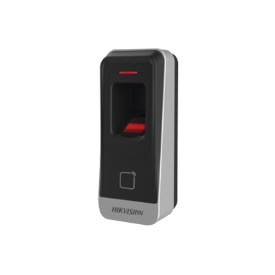 [DS-K1201A-MF] Lector MIFARE con Huella IP65 RS485 para Control de Acceso