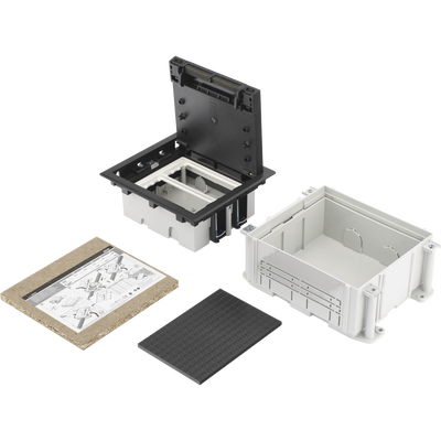 [SM-CPAV-2] Caja de Suelo Simon Serie S para Voz, Datos o Energía 2 Módulos