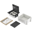 Caja de Suelo Simon Serie S para Voz, Datos o Energía 2 Módulos