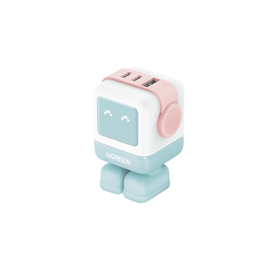 Cargador RobotGaN de 65W Serie UNO | 3 Puertos de Carga