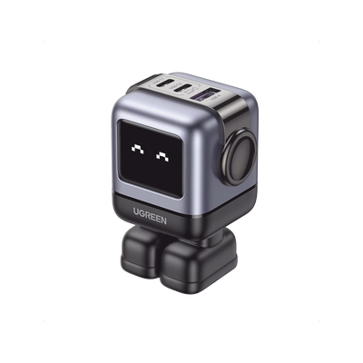 Cargador RobotGaN de 65W Serie UNO | 3 Puertos de Carga