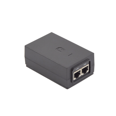 [POE-24-24W] Adaptador PoE Ubiquiti de 24 VDC, 1.0 A Puerto Fast Ethernet