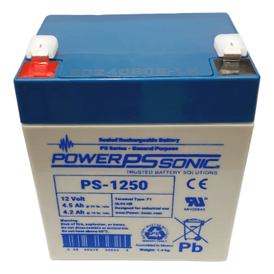 [PS1250F1SYS] Batería 12V, 4.5AH, Para Respaldo, Tecnologías AGM/VRLA, 5
