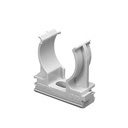 Abrazadera PVC 16 mm Autoextinguible para Montaje en Pared