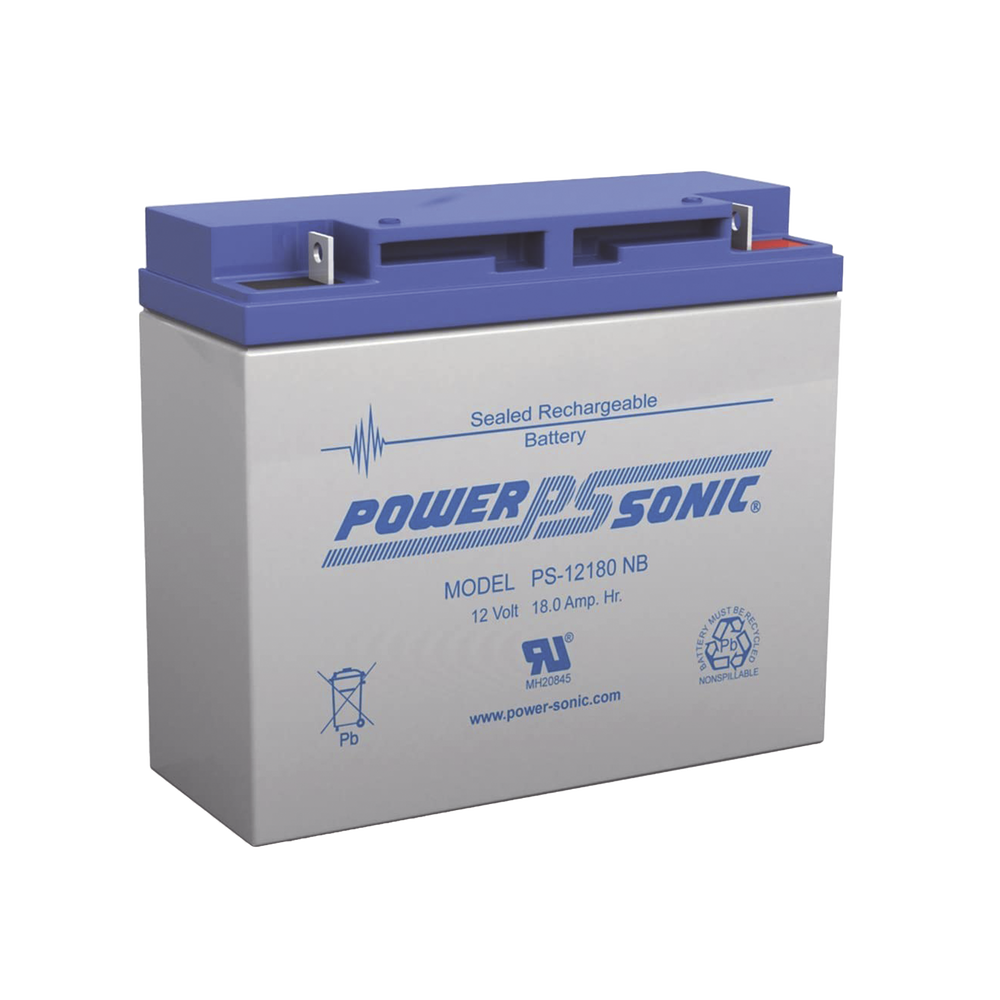 [PS-12180-NB] Batería 12V 18Ah AGM/VRLA con Terminales NB para Respaldo