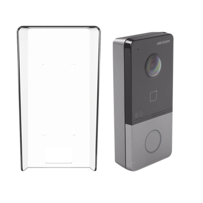 [DS-KV6113-PE1(C)/K] Kit Videoportero IP + Carcasa protectora 2 Megapixel  / PoE
