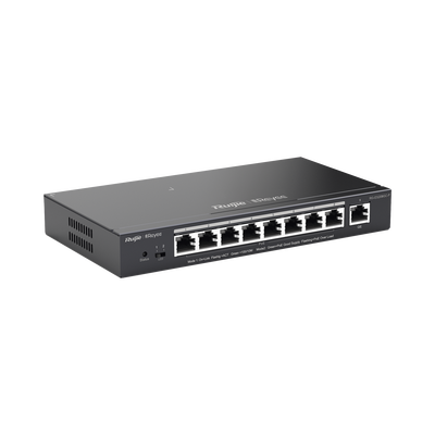 [RG-ES209GC-P] Switch Administrable 8 Puertos PoE+ 802.3af/at Gigabit,