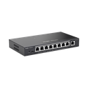 Switch Administrable 8 Puertos PoE+ 802.3af/at Gigabit,