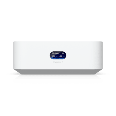 UniFi Express UX7 Cloud Gateway Compacto con WiFi 7, Ejecuta