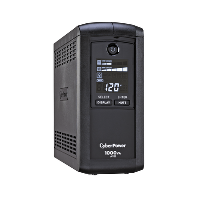 UPS 1000VA/600W CP1000AVRLCD, Línea Interactiva, 9 Tomas, Mini Torre