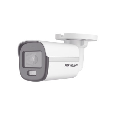 [DS-2CE10DF0T-F] Cámara Bala HIKVISION 2MP ColorVu 24/7, IP67, Luz Blanca