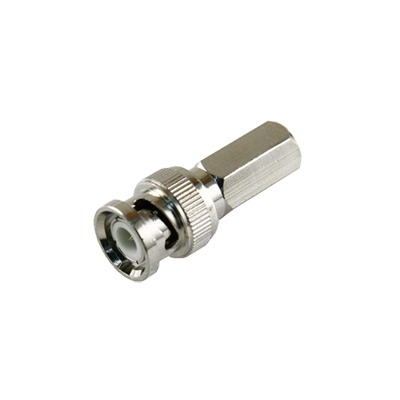 Conector BNC Macho Roscable para Cable Coaxial RG-59/U