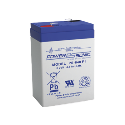 [PS-640-F1] Batería 6V 4.50Ah AGM/VRLA para respaldo tecnologías selladas