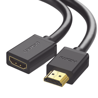 [10141] Cable Extensor HDMI 1m, 4K@60Hz, Macho a Hembra, Núcleo de Cobre