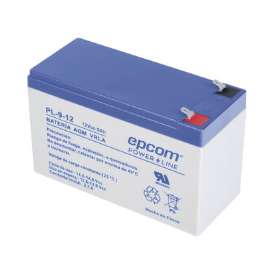 [PL912] Batería EPCOM POWERLINE 12 V 9 Ah AGM-VRLA Terminal F1