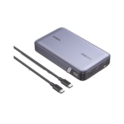 Power Bank de 20000mAh | 3 Salidas 100W Max. | USB-A + 2 USB-C