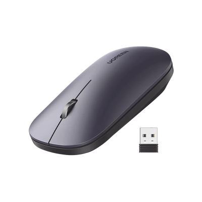 Mouse Inalámbrico 2.4 GHz, Ultra Delgado y Silencioso, DPI Ajustable