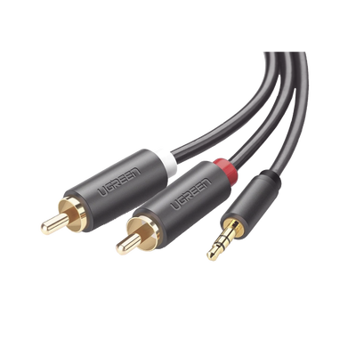 Cable Adaptador de 3.5mm Macho a 2 RCA Macho / 3 Metros