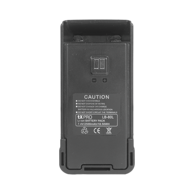 [LB80L] Batería TXPRO LB80L Li-Ion 2500mAh para Radios TX-500 y TX-600