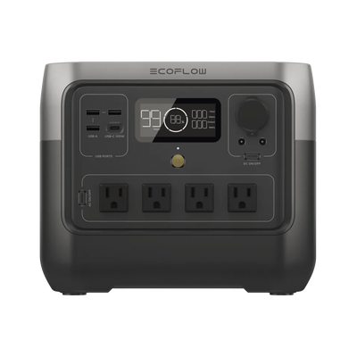 Estación de Energía Portátil EcoFlow River 2 Pro 768Wh, 4 AC 800W, USB-C 100W