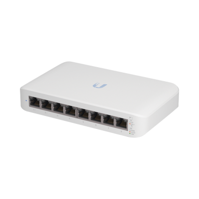 Switch UniFi Lite Administrable PoE de 8 Puertos 10/100/1000 Mbps