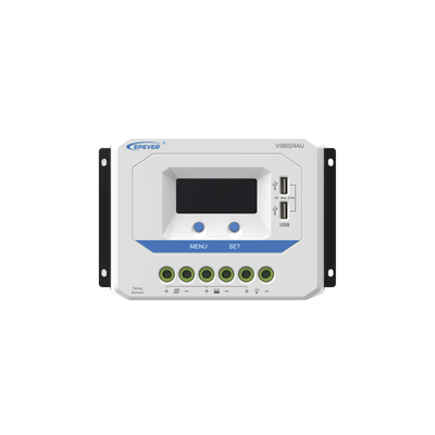 Controlador Solar PWM 60A 12/24V con Display y USB