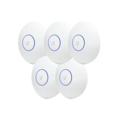 Paquete de 5 Access Points UniFi de Largo Alcance Doble Banda 802.11ac