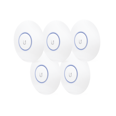 Paquete de 5 Access Points UniFi Doble Banda 802.11ac MIMO 2X2