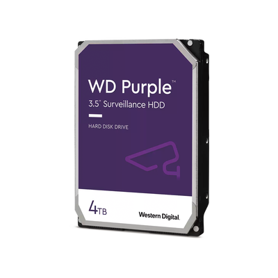 Disco Duro PURPLE de 4TB / 3 Años de Garantía / Para Videovigilancia